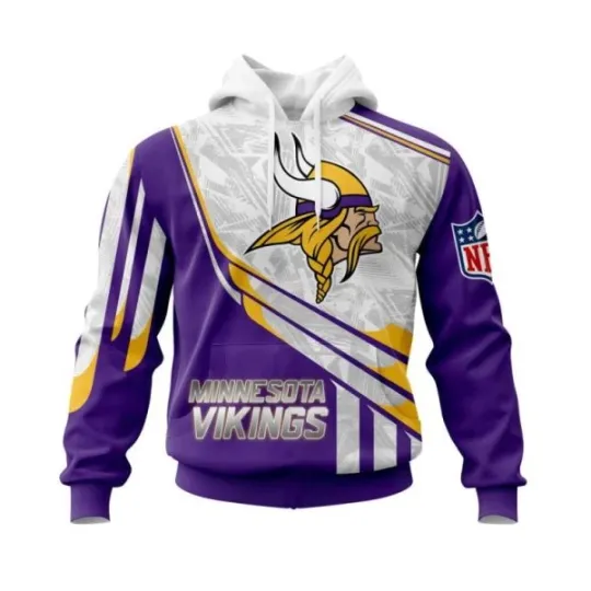 Discover Personalized Minnesota Football Team Vikingss Hoodie Lightweight Adults S-5XL