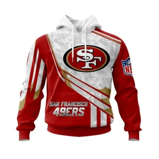 Discover Personalized San Francisco Football Team 49erss Hoodie Lightweight Adults S-5XL