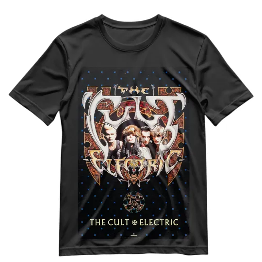 Discover The Cult T Shirt The Cult Band Electric Cover Shirt Graphic Tee S-3XL Cult Band