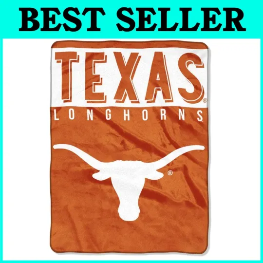Discover Machine Washable Raschel Blanket - Texas Longhorns