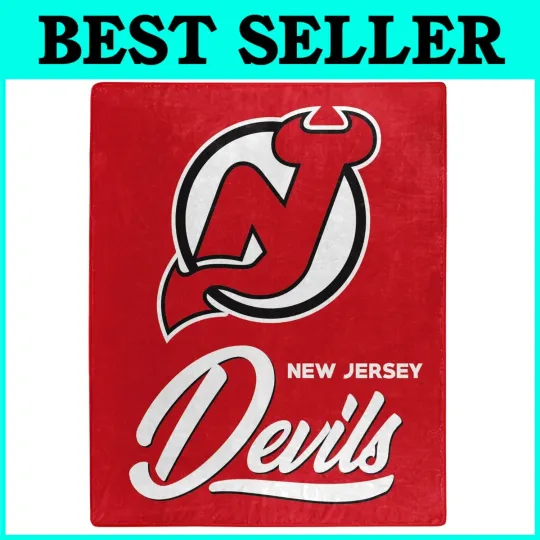 Discover NHL Raschel Throw Blanket - New Jersey Devils