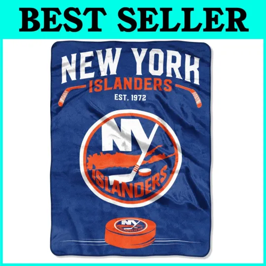 Discover NHL New York Islanders Raschel Throw Blanket