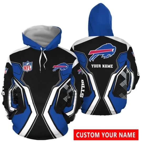Discover Personalized Buffalo Football Team Billss Hoodie Lightweight Adults S-5XL