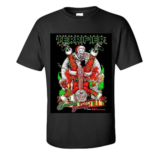 Art The Clown 3D T-Shirt Seasons Greeting Terrifier