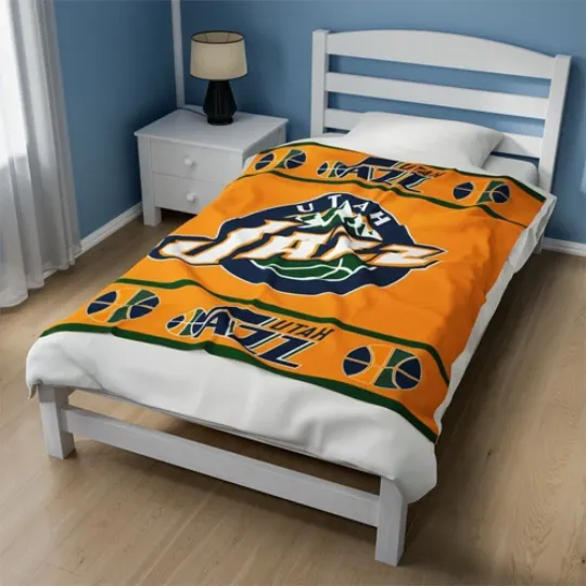 Discover utah jazz Velveteen Plush Blanket, cloth cover covering nba