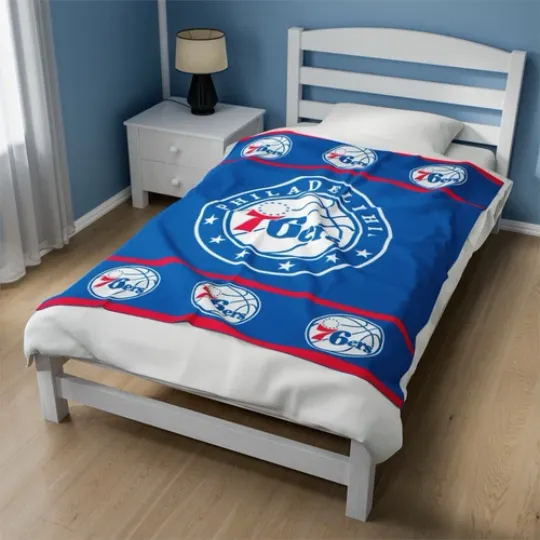 Discover philadelphia 76ers Velveteen Plush Blanket, cloth cover covering nba