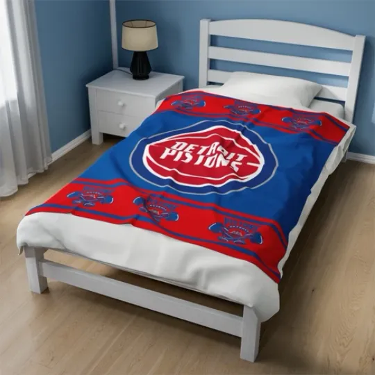 Discover detroit pistons Velveteen Plush Blanket, cloth cover covering nba