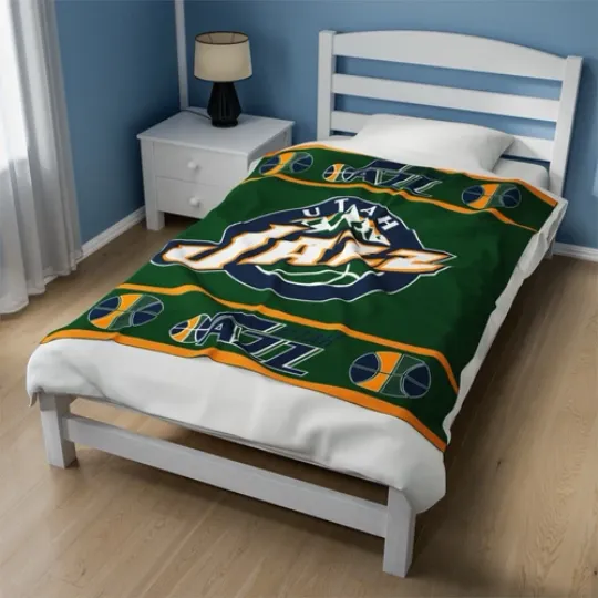 Discover utah jazz Velveteen Plush Blanket, cloth cover covering nba