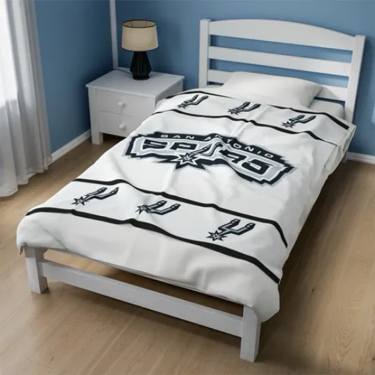 Discover san antonio spurs Velveteen Plush Blanket, cloth cover covering nba