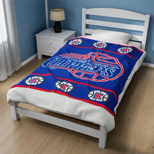 Discover los angeles clippers Velveteen Plush Blanket, cloth cover covering nba