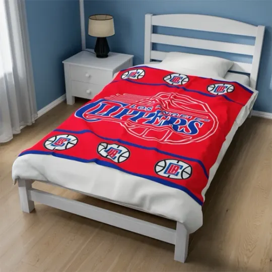 Discover los angeles clippers Velveteen Plush Blanket, cloth cover covering nba