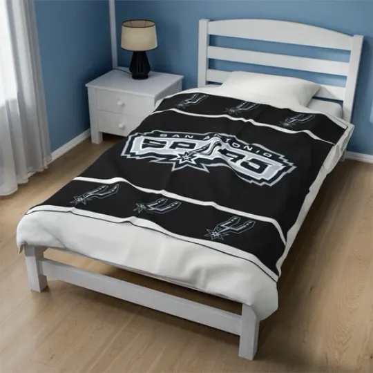 Discover san antonio spurs Velveteen Plush Blanket, cloth cover covering nba