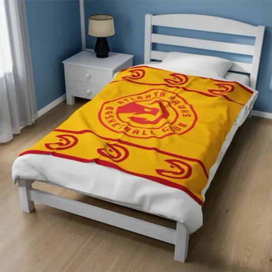 Discover atlanta hawks Velveteen Plush Blanket, cloth cover covering nba