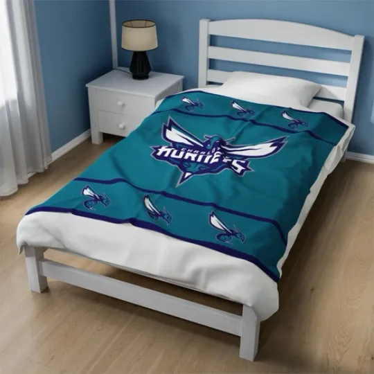 Discover charlotte hornets Velveteen Plush Blanket, cloth cover covering nba