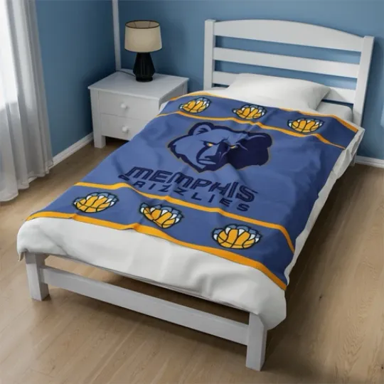 Discover memphis grizzlies Velveteen Plush Blanket, cloth cover covering nba