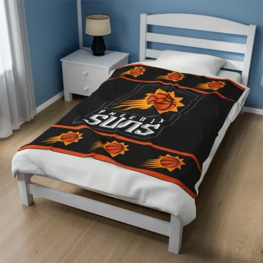 Discover phoenix suns Velveteen Plush Blanket, cloth cover covering nba
