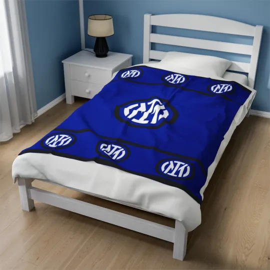 Discover inter fc Velveteen Plush Blanket, cloth cover covering soccer club