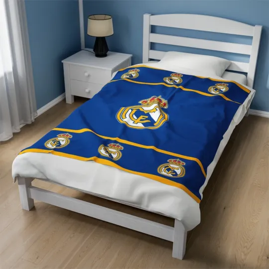 Discover real madrid fc Velveteen Plush Blanket, cloth cover covering soccer club