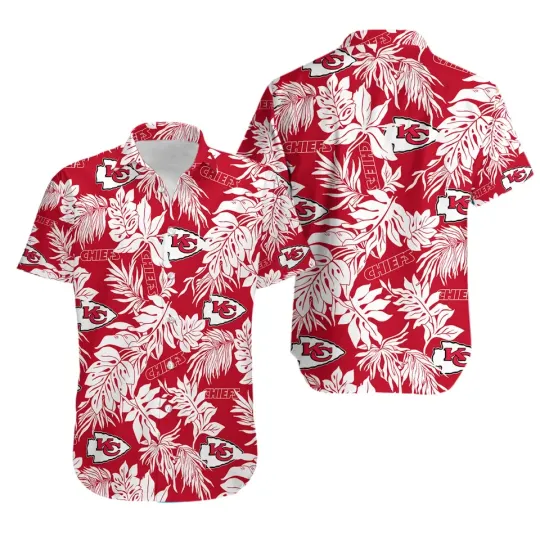 Discover Kansas City Football Team KC Chiefss Hawaiian Shirt Button Down Unisex Adults