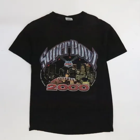 Discover Vintage Super Bowl XXXIV 2000 T-Shirt Size Large football
