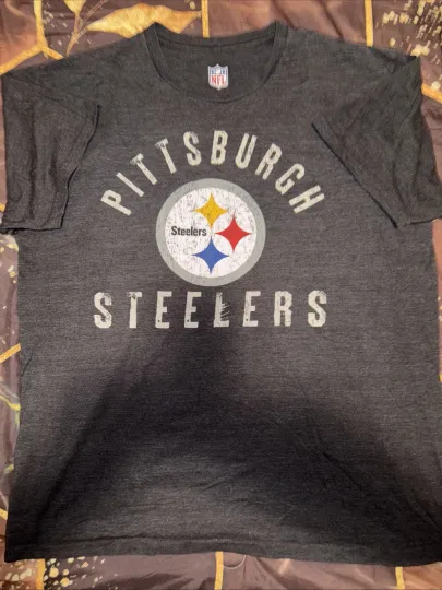 Discover football Pittsburgh Steeler T Shirt Size: Adult Large