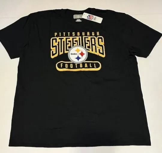 Discover Pittsburgh Steeler football T-Shirt Men's sizes Black