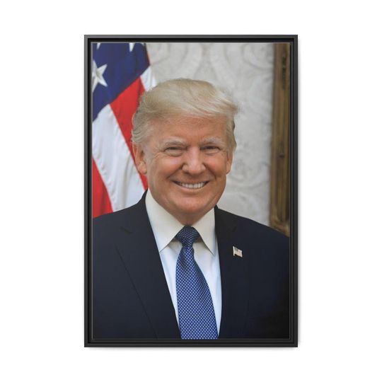 Discover Donald Trump Poster - Premium Matte Vertical Canvas