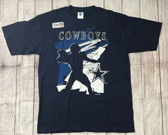 Discover Vintage 1994 Dallas Cowboys football football  QB T shirt XL Clean!
