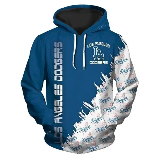 Discover Personalized Los Angeles Baseball Team Dodgerss 3D Hoodie, Unisex Adults S-5XL