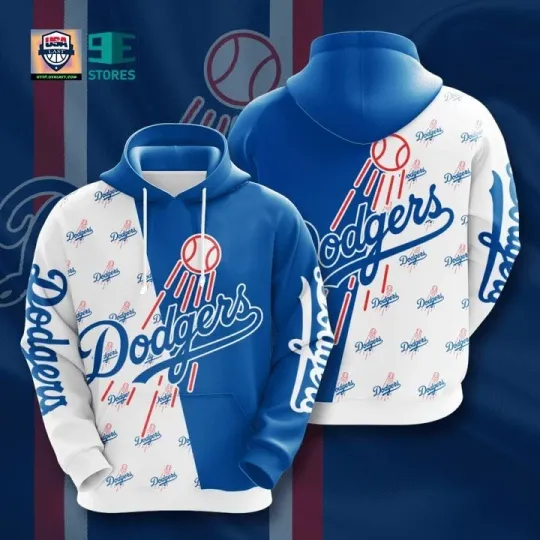Discover Los Angeles Baseball Team Dodgerss 3D Hoodie, Unisex Adults S-5XL
