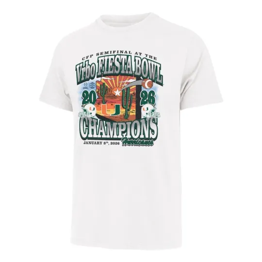 Discover Miami Hurricane Football 2026 Fiesta Bowl Champions T-shirt