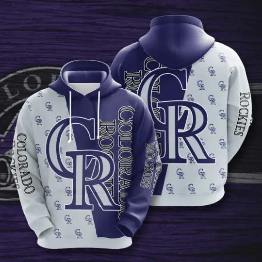 Discover Colorado Baseball Team Rockiess 3D Hoodie, Unisex Adults S-5XL