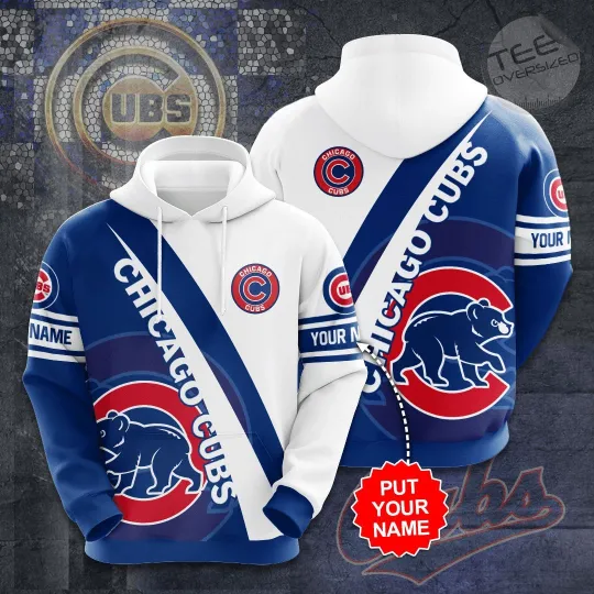 Discover Personalized Chicago Team Cubss 3D Hoodie, Unisex Adults S-5XL