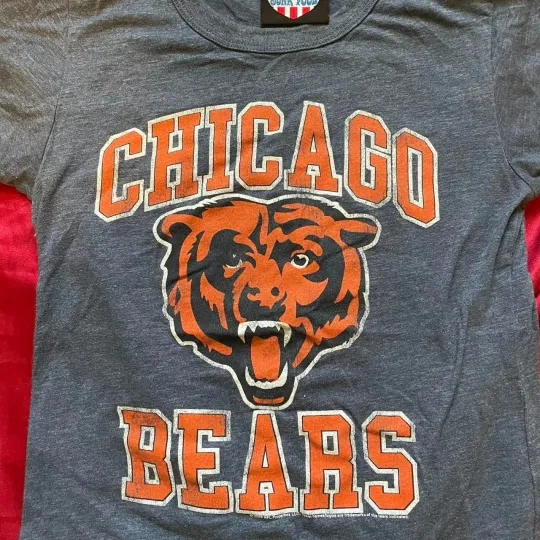Chicago Bears Champions football short sleeve dark heather color T shirt
