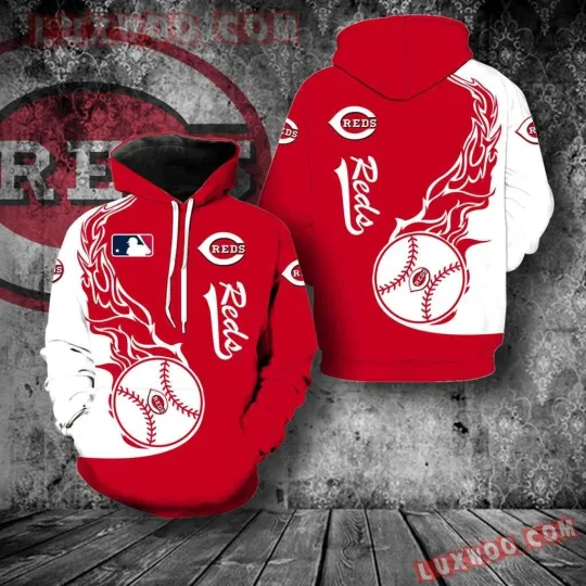Discover Cincinnati Baseball Team Redss 3D Hoodie, Unisex Adults S-5XL