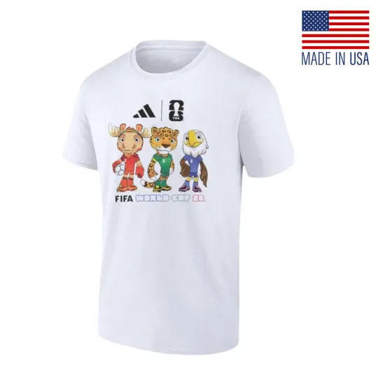 Discover 2026 World Football Mascot Inspired T-Shirt, Fan Made Graphic Tee S-5XL