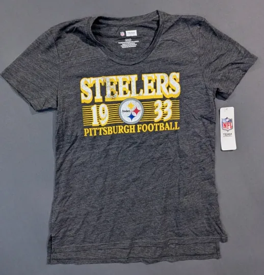 Discover Detroit Tigers MLB T-Shirt Light Gray Pocket Tee Tie-Dye Lettering Size XL