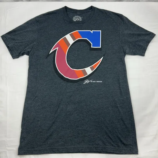 Discover GV Art & Design Cleveland 3-Sport Graphic T-shirt (NBA/football/MLB) - Adult size Med