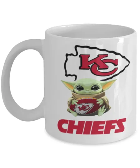 Discover Coffee Mug Kansas City CHIEFS football Football CHIEFS Yoda Coffee Mug Gift