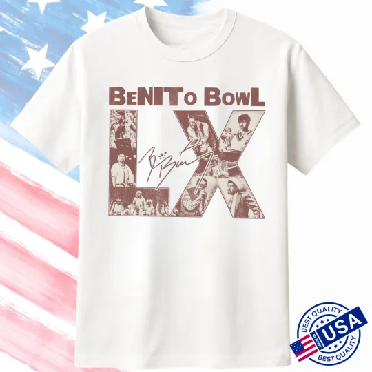 Discover TRENDING - Benito Bowl 2026 Retro Football T-Shirt Reprint Full Size S-5XL