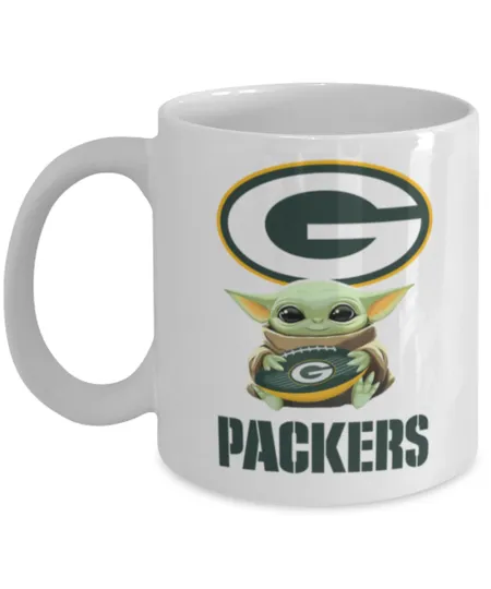 Discover Coffee Mug Green Bay PACKERS football Football PACKERS Yoda Coffee Mug Gift