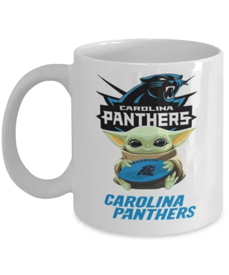 Discover Coffee Mug Carolina PANTHERS football Football PANTHERS Yoda Coffee Mug Gift