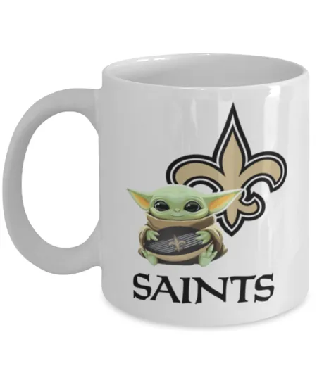 Discover Coffee Mug New Orleans SAINTS football Football SAINTS Yoda Coffee Mug Gift