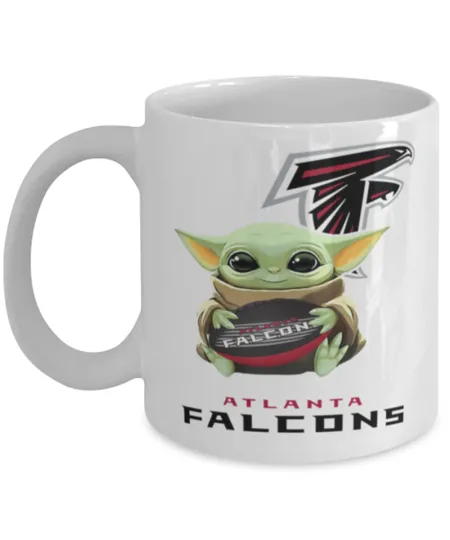 Discover Coffee Mug Atlanta FALCONS football Football FALCONS Yoda Coffee Mug Gift