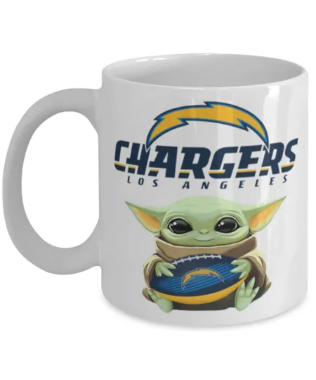 Discover Coffee Mug Los Angeles CHARGERS football Football CHARGERS Yoda Coffee Mug Gift