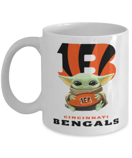 Discover Coffee Mug Cincinnati BENGALS football Football BENGALS Yoda Coffee Mug Gift
