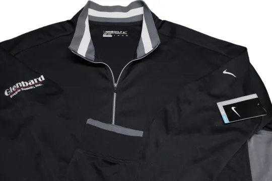 Discover NIKE GOLF POLY 1/4 ZIP GOLF PULLOVER--GLENBARD ELECTRIS--PERFECT!!--NEW!! TAGS!!