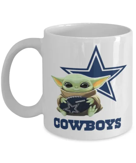 Discover Coffee Mug Dallas COWBOYS football Football COWBOYS Yoda Coffee Mug Gift