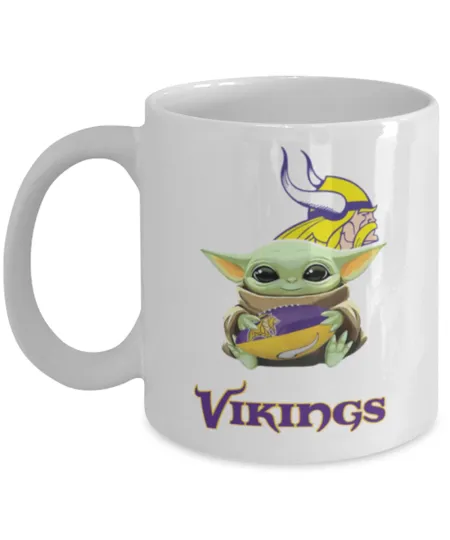 Discover Coffee Mug Minnesota VIKINGS football Football VIKINGS Yoda Coffee Mug Gift