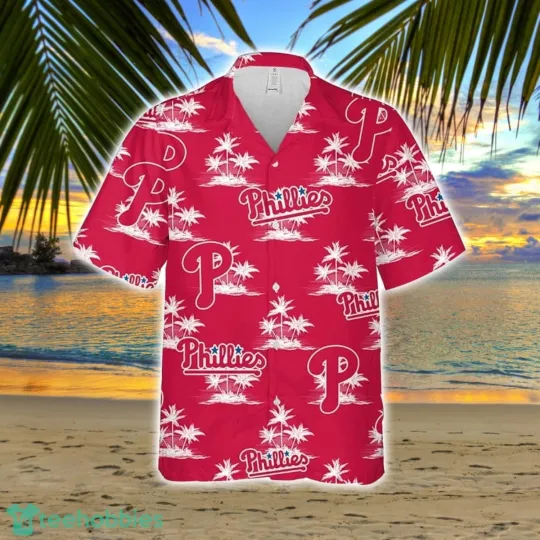 Discover Philadelphia Baseball Team Philliess Hawaiian Button Down Shirt Unisex Adults